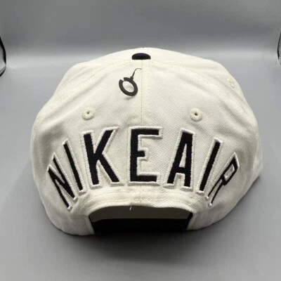 Nike Air Hat Men White Black Embroidered Nike Pro Snap Back Cap New - Image 1 of 4