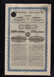 AUSTRIA HUNGARY : State Railway Company / Chemin de Fer de l'Etat Vienna 1900 - Picture 1 of 1