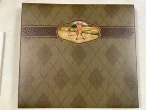 K & Company 12 x 12 Golf Album Green Argyle & Golf Theme Paper 30 pages - Picture 1 of 14