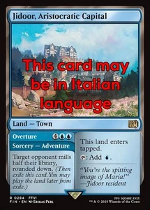 MTG JIDOOR, ARISTOCRATIC CAPITAL EXC - JIDOOR, CAPITALE ARISTOCRATICA 284 - FIN - Picture 1 of 1