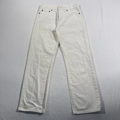 Pantalones de mezclilla blancos recortados de pierna recta The Row para mujer 28x27 ver fotos* Foto 1 de 4