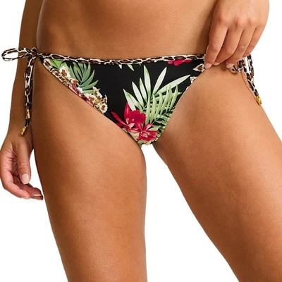 Parte de baixo de biquíni Tommy Bahama Lily Cat reversível - Pequeno - Novo - Imagem 1 de 4