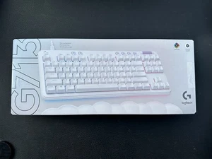 Brand New Logitech G713 wired Mechanical Gaming Keyboard (GX Blue), White Mist - Picture 1 of 2