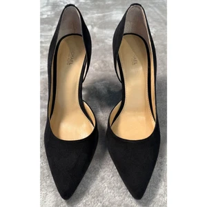 Scarpe decolte Michael Kors nere scamosciate D’Orsay a punta ufficio tacco donna taglia 8,5 - Foto 1 di 7