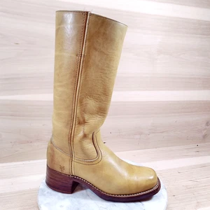Vintage Frye Campus Banana Damenstiefel 7,5 M eckige Zehenpartie 14 L Western - Bild 1 von 13
