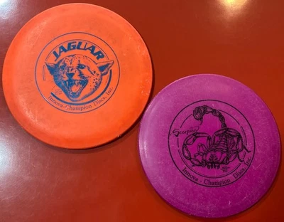 Innova Jaguar Ontario Ca & Scorpion San Marino Ca Flying Discs Well Used - Image 1 of 4