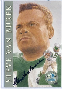 Steve Van Buren 1998 HOF Hall Fame Signature Serie Platinum /2500 Autograph Auto - Picture 1 of 2