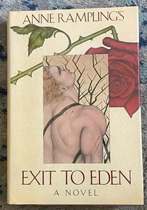 Exit To Eden by Anne Rampling (Anne Rice) 1985 1st & 1st, HC/DJt - Foto 1 di 3