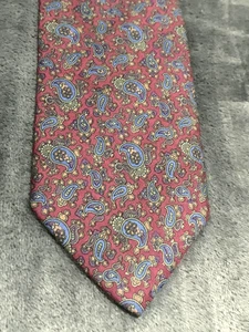 Vintage Givenchy Monsieur Tie Mens Silk Necktie Made in USA Italy Paisley 90s - Picture 1 of 13