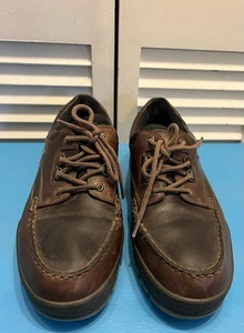 Ecco Track 25 Low GTX Bison Gore Tex Hiking Leather Men Shoe EUR 47 US 13-13.5 - Picture 1 of 7