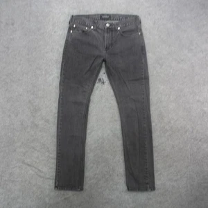 Pantalones de mezclilla Pacsun Jeans para hombre 30x30 negros ajustados elásticos ajustados rectos - Imagen 1 de 12