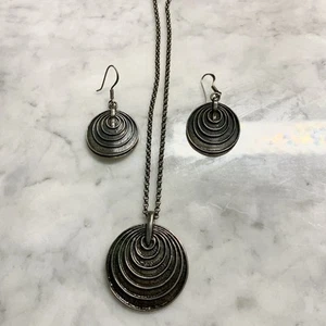 YOK VIKING Yngvar O. Kristiansen 925 necklace And Earring Set scandinavian - Picture 1 of 8
