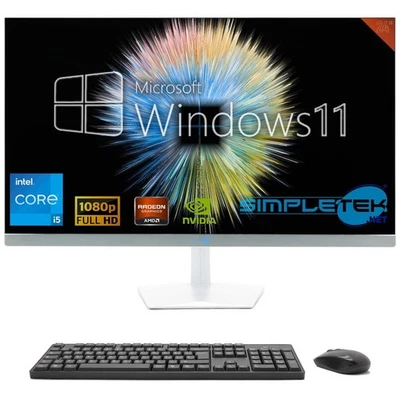 All IN One I5 24 " Windows 11 RAM 8 GB SSD 240 Desktop Computer Editing Gaming - - Image 1 of 4