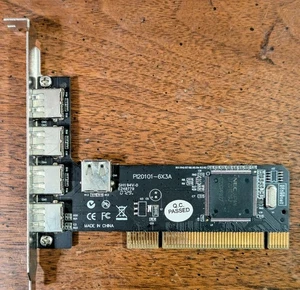 High Speed 480Mbps 5 Port USB 2.0 PCI Hub Card Controller Adapter Module - Picture 1 of 1