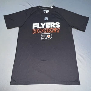 Adidas Ultimate Tee Philadelphia Flyers Short Sleeve Shirt Men’s S Blk Logo-4196 - Picture 1 of 12