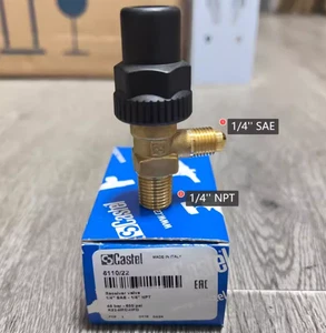 1pc new for valve right angle valve6110/22 1/4SAE*1/4NPT - Picture 1 of 1
