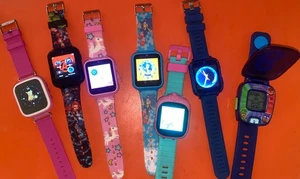 Lot Of 7 Smart Watches for Kids Tested ✅ Sonic Avengers Limtd Too Pj Masks+cord - Foto 1 di 9