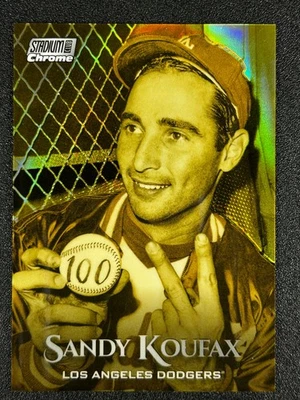Sandy Koufax 2019 Topps Stadium Club Chrome Gold Minted #SCC-1 DODGERS HOF - Image 1 of 2