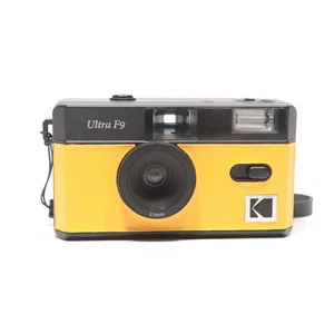 Kodak Ultra F9 Reusable 35mm Point And Shoot Film Camera Black/Yellow - Picture 1 of 9