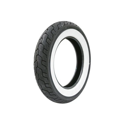 Dunlop Harley Davidson D402 Whitewall Rear Tire - Wide Whitewall / MT90-16B - Изображение 1 из 4