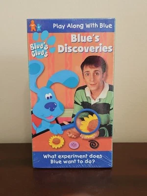 Brand New Sealed 1999 Blues Clues Blues Discoveries VHS Rare Paramount Watermark - Image 1 of 4