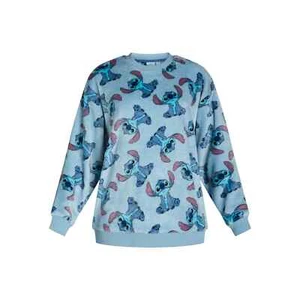Disney Lilo & Stitch Plush Graphic Character Sweatshirt In Gift Box XL Blue - Picture 1 of 12