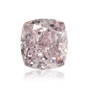 Pink Diamond Natural Color 0.50 Carat Loose GIA Certified Cushion Cut SI1