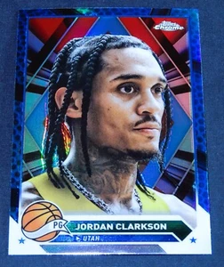 Jordan Clarkson * 2023-24 Topps cromo azul refractores de baloncesto #159 🏀 Utah - Imagen 1 de 3