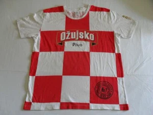 OZUJSKO PIVO - 12. IGRAC - CROATIA PROMO WHITE/RED T-SHIRT Size XL - VERY RARE - Picture 1 of 4