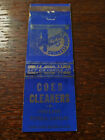 Vintage Matchcover Coed Cleaners Topeka Ks