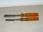 Vintage Pair Mayhew Woodworking Chisels 5/16 & 5/8 EUC-See Photos