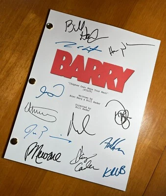 Guión firmado por Barry Pilot - Reimpresiones de autógrafos - Bill Hader - Barry Berkman Foto 1 de 4