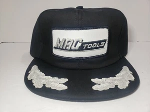 VINTAGE MAC TOOLS LARGE PATCH MESH SNAPBACK CAP HAT MADE IN USA - Picture 1 of 10