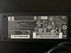 Adaptador 609949-001 HP 40W 125V fuente de alimentación - Imagen 1 de 3