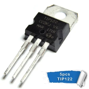 5pcs TIP122 NPN Darlington transistor - Picture 1 of 2