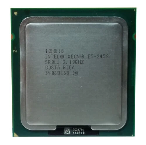 Processador Intel Xeon E5-2450 SR0LJ 2.1 GHz 8 GT/s LGA 1356 8 núcleos CPU - Imagem 1 de 1
