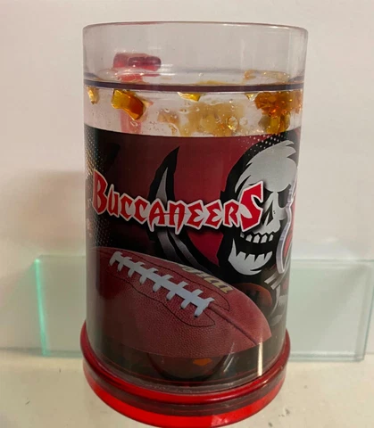 Buccaneers Freeze Gel Drink Mug/ Beer /Soda Pre-Owned Cover