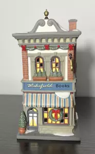 Department 56 Christmas in The City Wakefield Books - Rare Retired 2013 - Picture 1 of 19