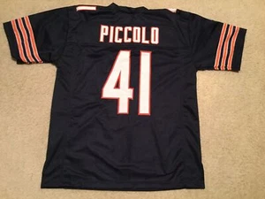 Brian Piccolo UNSIGNED CUSTOM Sewn Stitched Blue Jersey - M, L, XL, 2XL, 3XL - Picture 1 of 2