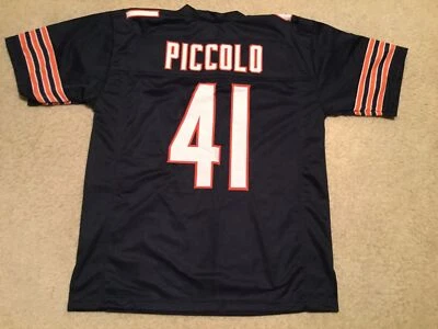 Jersey azul cosido personalizado Brian Piccolo SIN FIRMAR - M, L, XL, 2XL, 3XL Foto 1 de 2