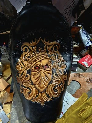 Traje de asiento individual Harley Bobber Chopper Foto 1 de 4