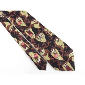 LOONEY TUNES MANIA JAMMIN’ TAZ VTG 1995 NECK TIE TAZMANIAN DEVIL COOL - Picture 1 of 1
