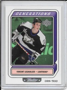 1999-00 cubierta superior retro Vincent Lecavalier generaciones nivel 2 # G5C #d/500 - Imagen 1 de 2