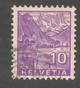 Switzerland #221 (A48) VF USED - 1934 10c Chillon Castle - Picture 1 of 1