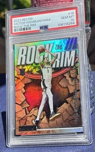 Victor Wembanyama Recon Rookie Rock The Rim PSA GEM MT 10 - Picture 1 of 4