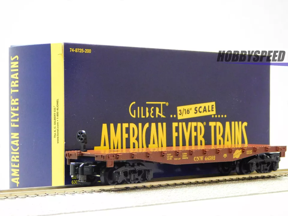 Lionel 2319082 S Gauge American Flyer C&O Flatcar #44582