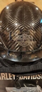 Harley-Davidson® 1/2 Helmet #98366-15VM/000L Pre-Owned Large - Carbon Fiber - Bild 1 von 15