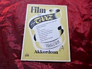 FILM UND TANZ Band 28 Melodien für Akkordeon (Titel siehe Beschreibung) - Bild 1 von 4