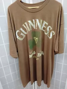 Guinness Brewed In Dublin Brown Tee - XLT - Picture 1 of 2