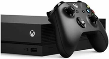 Microsoft Xbox One X 1TB  Black  4k Blu Ray Console Bundle New